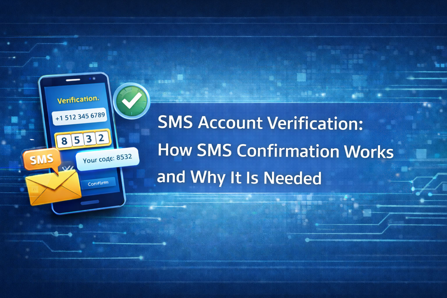 SMS Account Verification: How SMS Confirmation Works and Why It Is Needed
