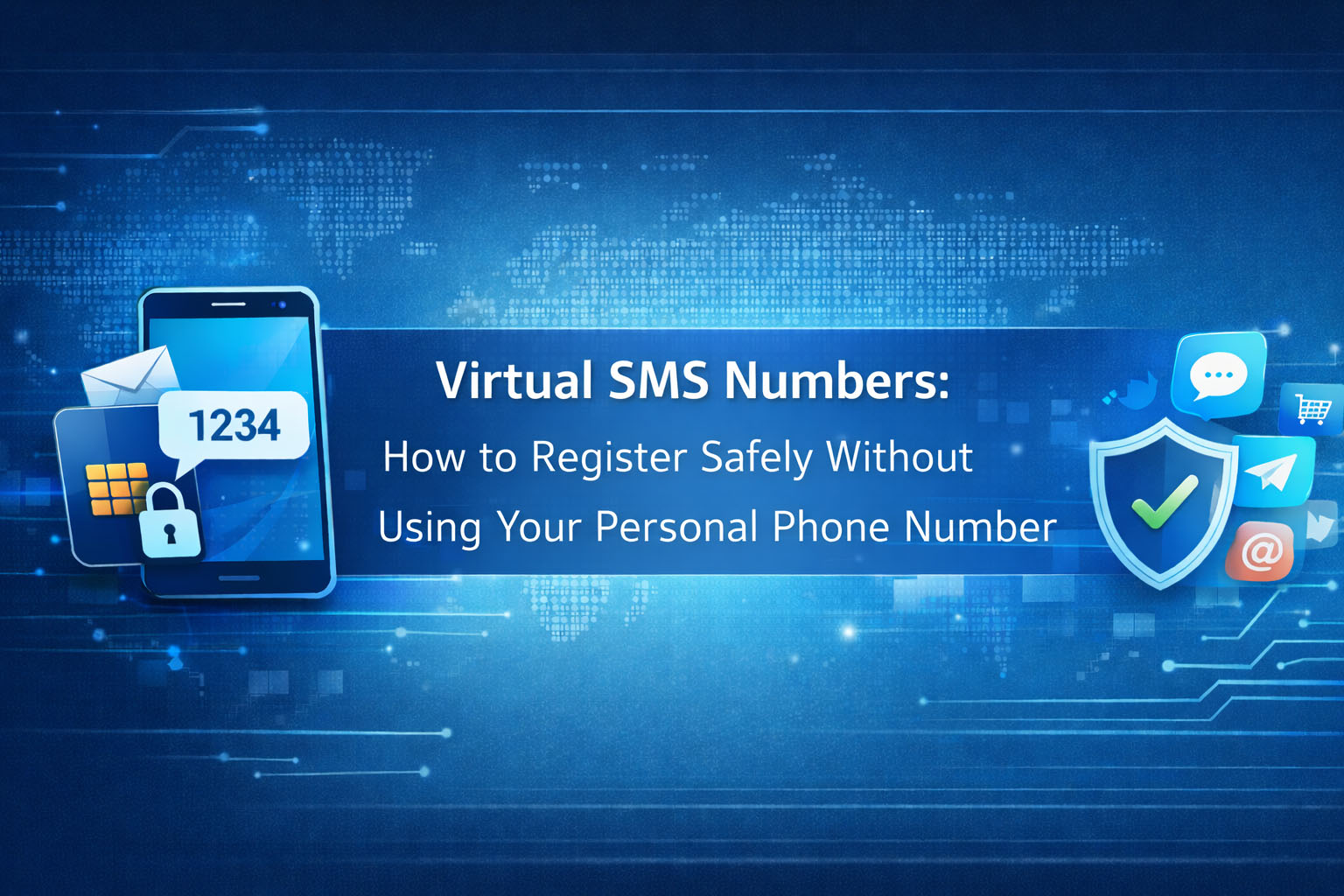 Virtual SMS Numbers: How to Register Safely Without Using Your Personal Phone Number