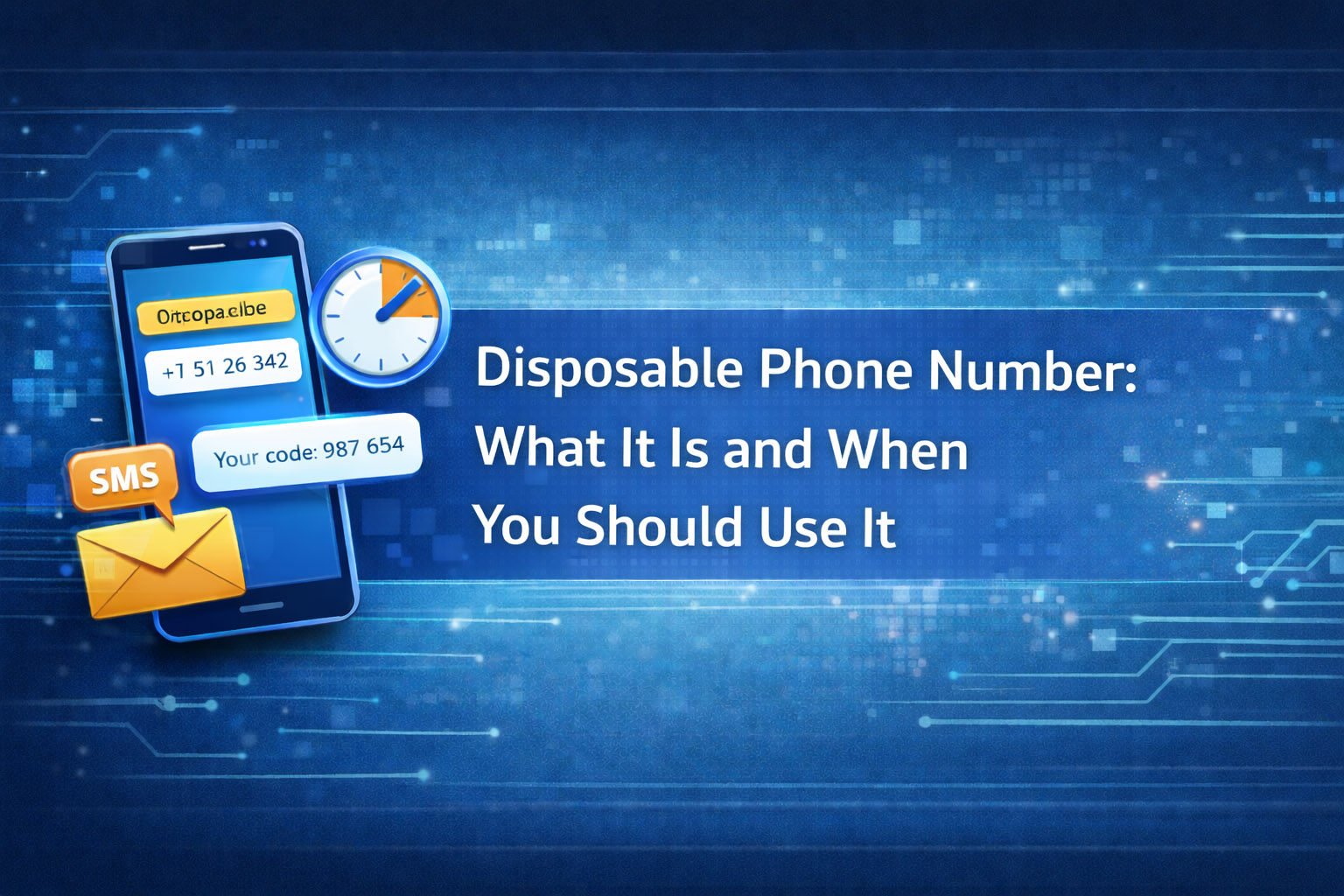 Disposable Phone Number: What It Is and When You Should Use It