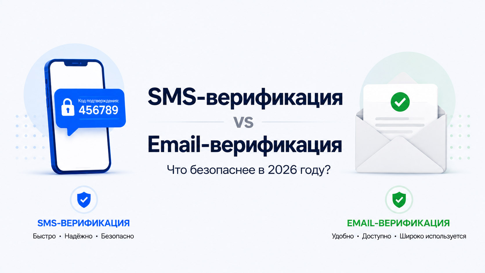 SMS-верификация или Email-верификация: что безопаснее в 2026 году?