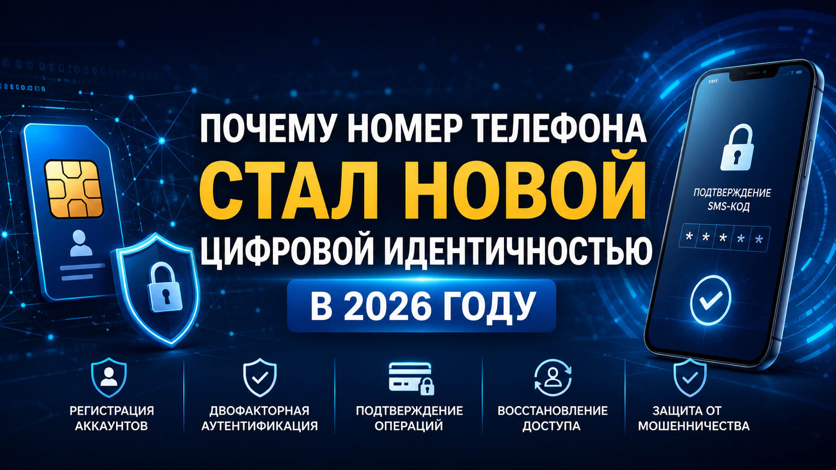 Почему номер телефона стал новой цифровой идентичностью в 2026 году