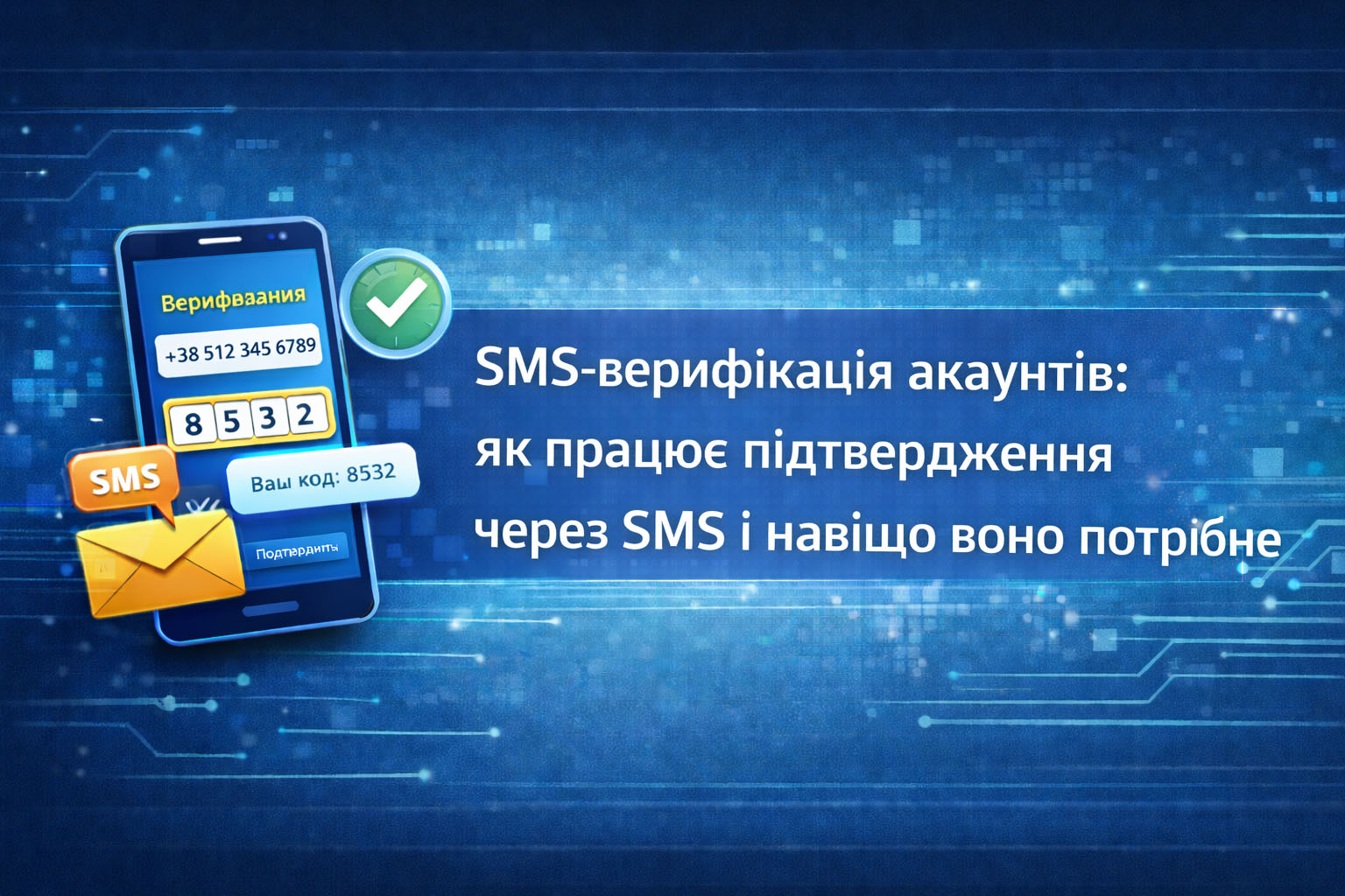 SMS-верифікація акаунтів: як працює підтвердження через SMS і навіщо воно потрібне